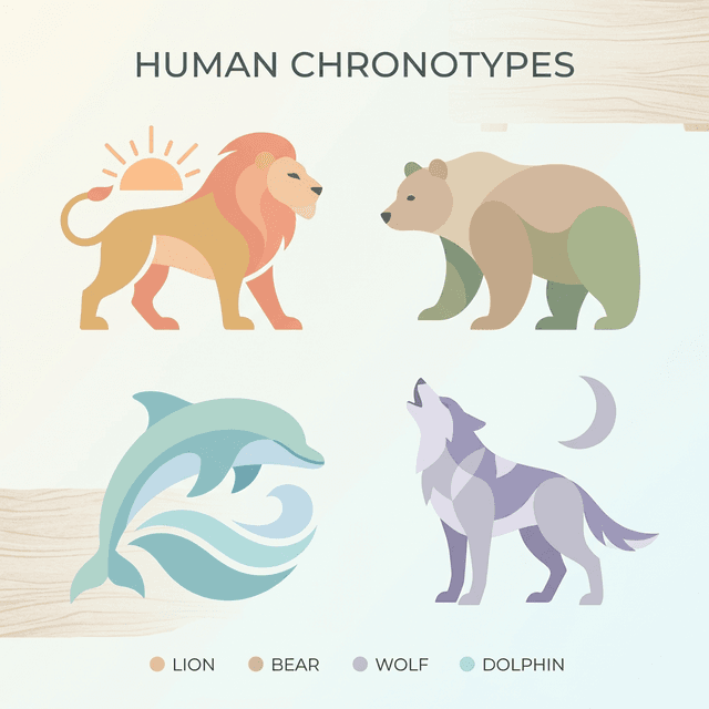 Chronotypes: Lion, Bear, Wolf, or Dolphin โ Which One Are You?
